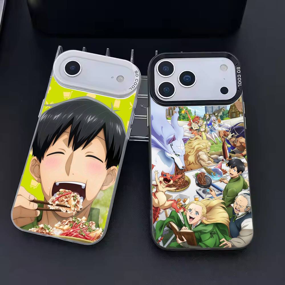 Campfire Cooking In Another World - 異世界で無理なスキルで焚き火料理をするスマホケース カラー：シルバー iPhone 17 16 15