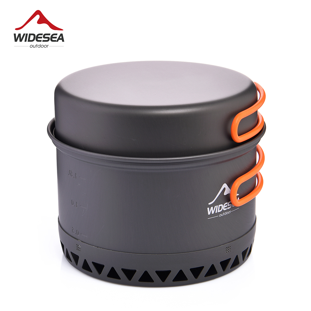 Quechua Camping Cooking Set - Widesea-キャンプ用調理器具,屋外調理用鍋,旅行用食器,ボウラー,観光客用キッチン,2.3lセット