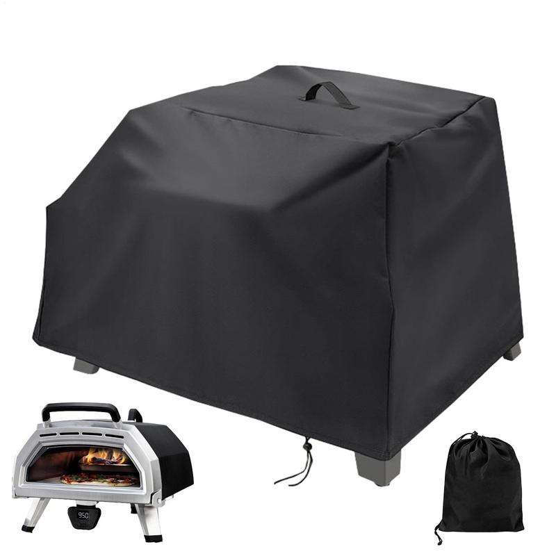 Camping Cooking Heater - 420D ピザオーブンカバー防水防塵屋外保護ピザオーブンカバー黒防風キャンプアクセサリー BBQ RV 用