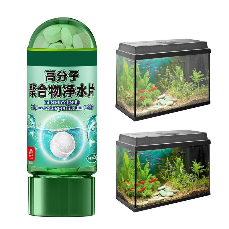 Water Purification Tablet - 浄水タブレット 1 ボトル高速水族館水フィルター魚用品飲料用アクアタブレット水族館浄水
