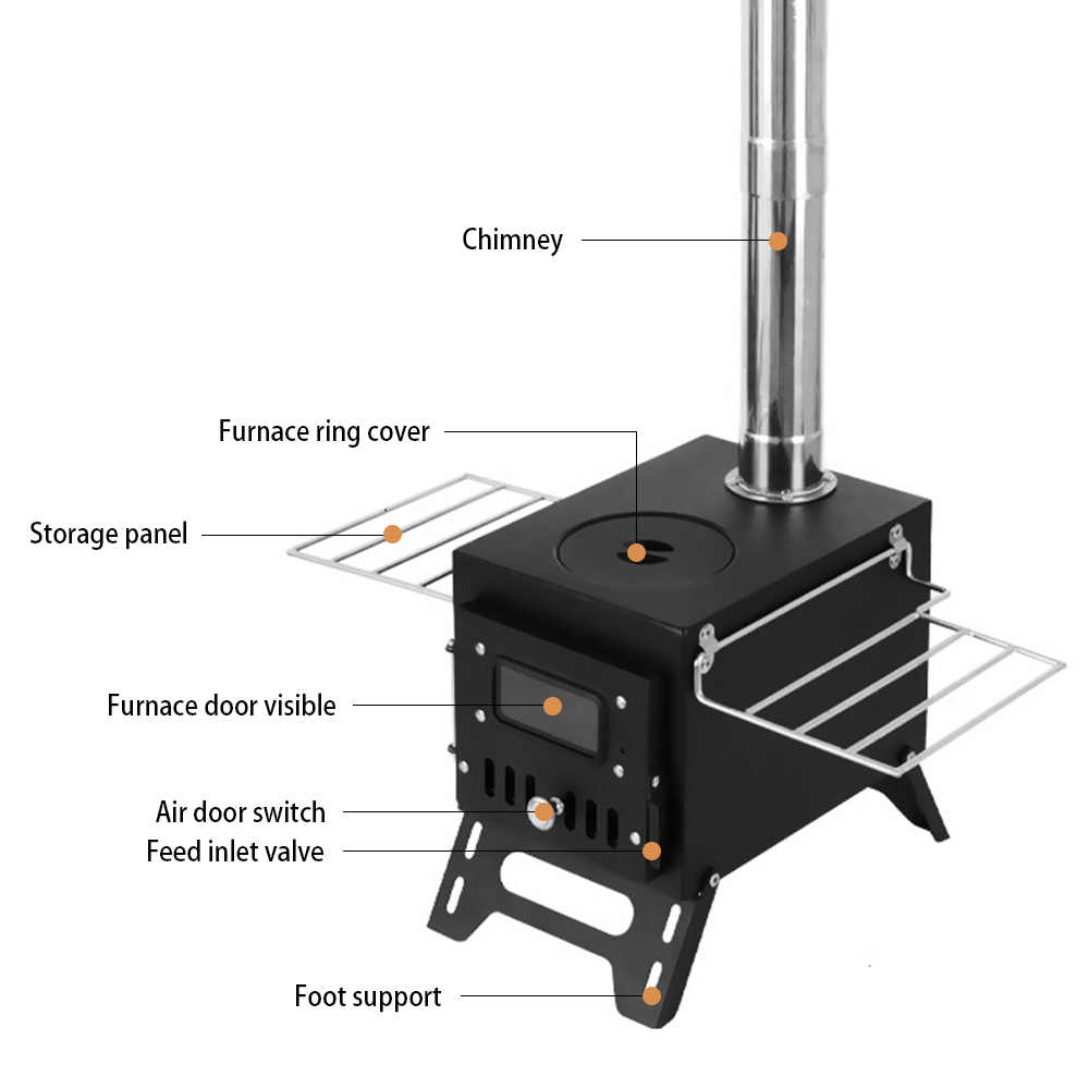 Tomshoo アウトドア キャンプ用薪ストーブ ウッドバー - Campfire Cooking In Another World のレビューと価格