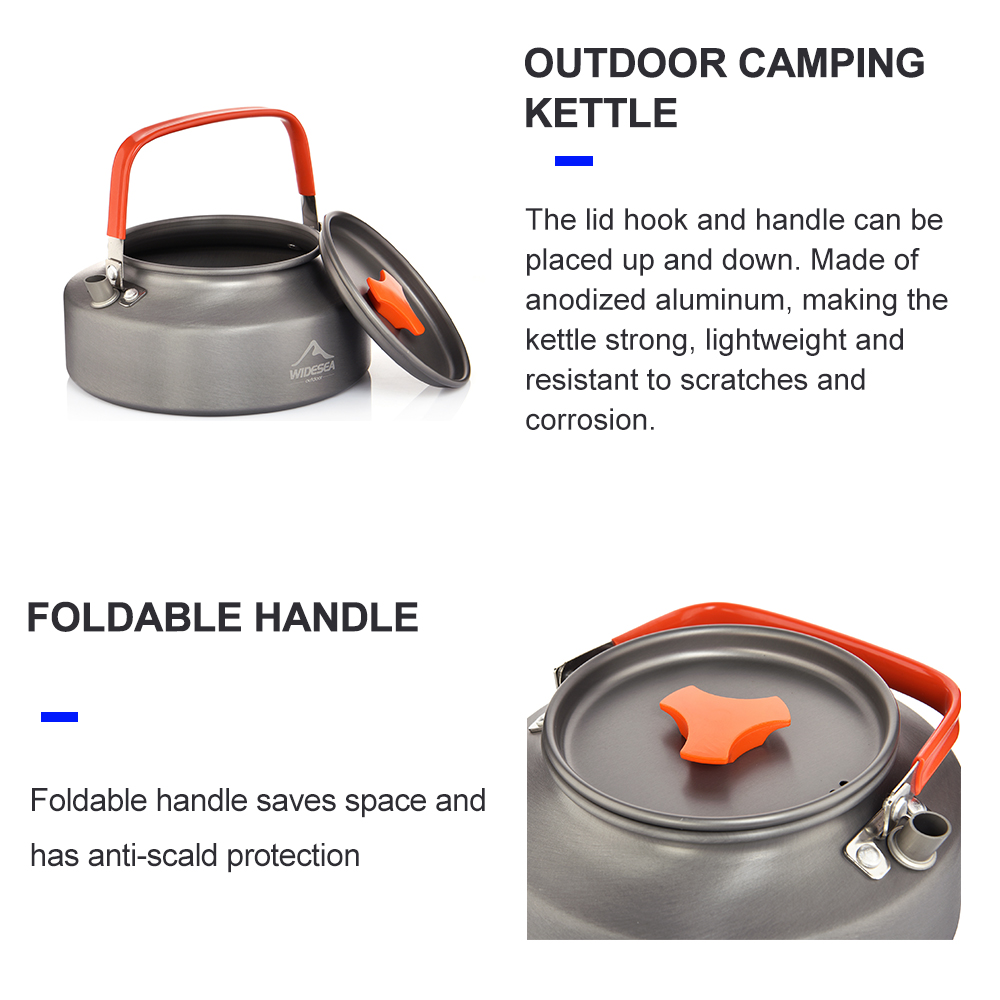 Widesea 1.1L 2L1.5L キャンプウォーターケ - Camping Cooking Kit のレビューと価格