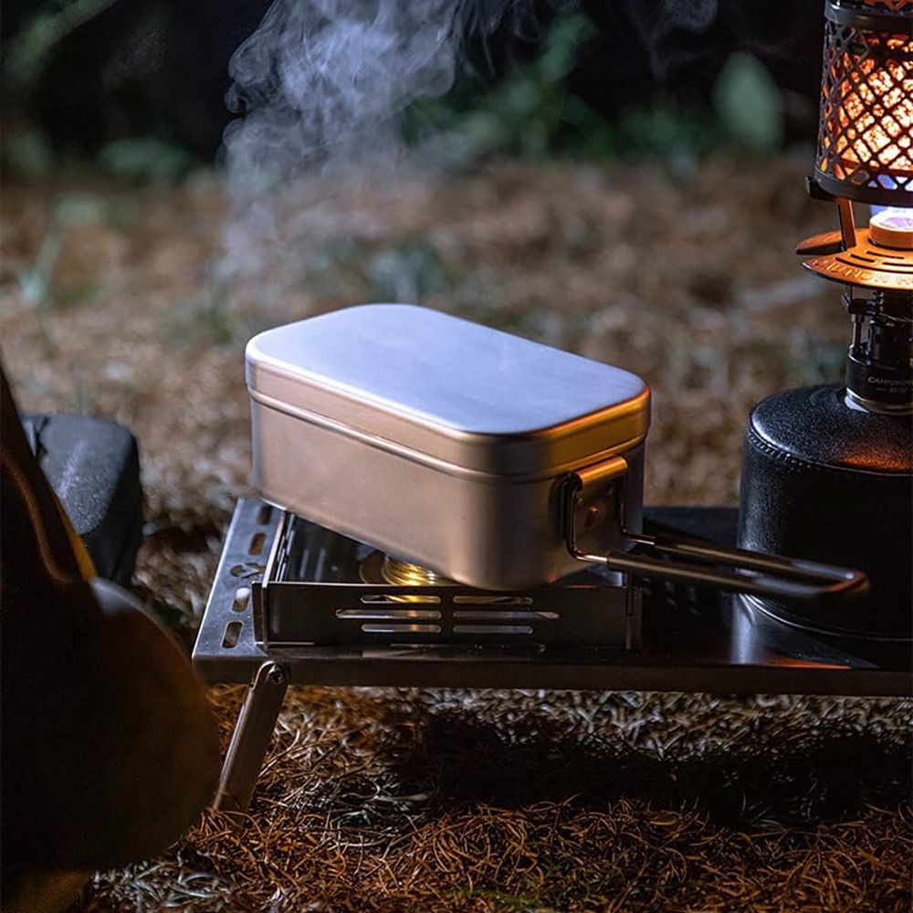 超軽量食器 キャンプ調理器具 ランチボックス 調理鍋 ピクニ - Camping Cooking Set のレビューと価格