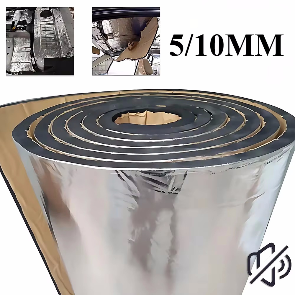5/10mm 車用防音マット 断熱・遮音マット フード用密閉 - Aluminum Foil Heavy Duty のレビューと価格