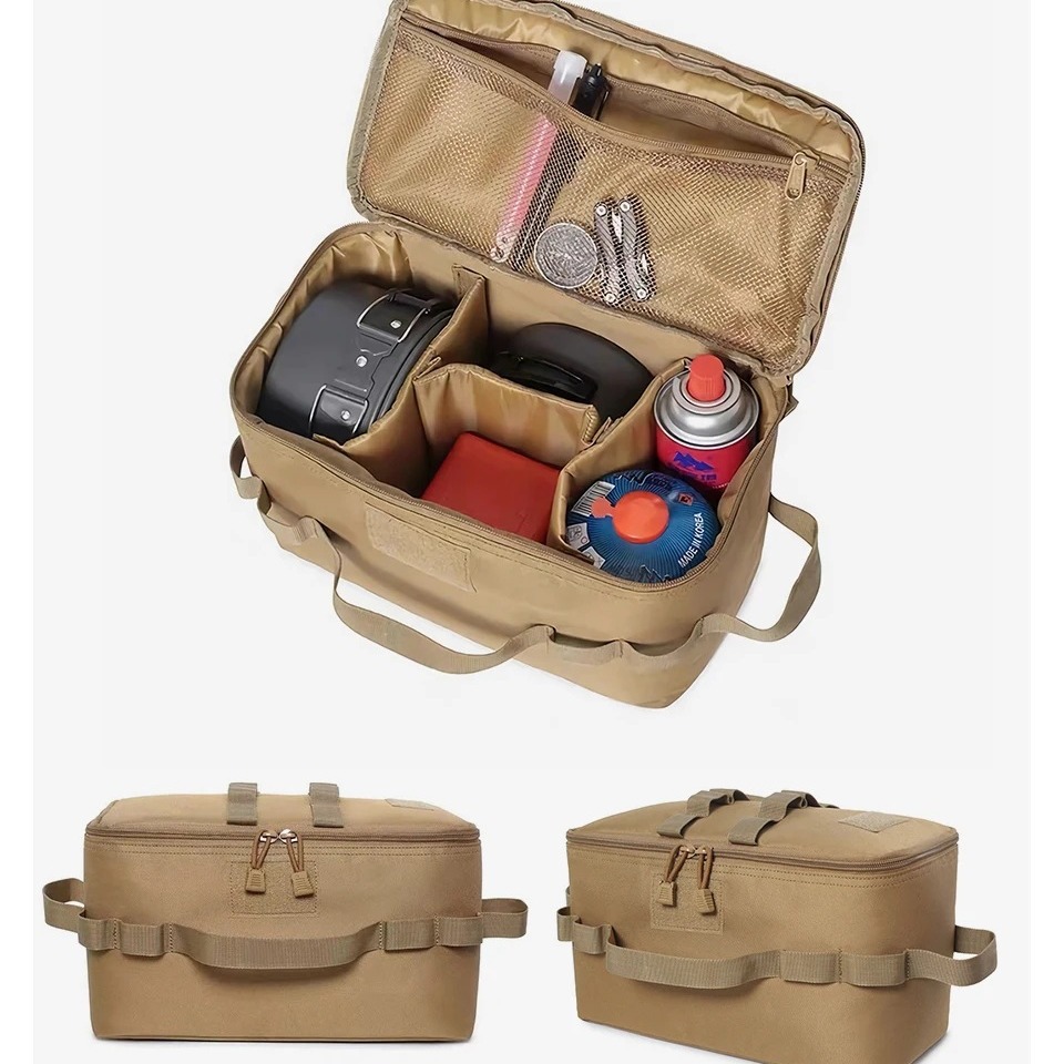屋外キャンプ用ガスタンク収納バッグ 大容量 グラウンドネイル - Camping Cooking Utensil Set のレビューと価格