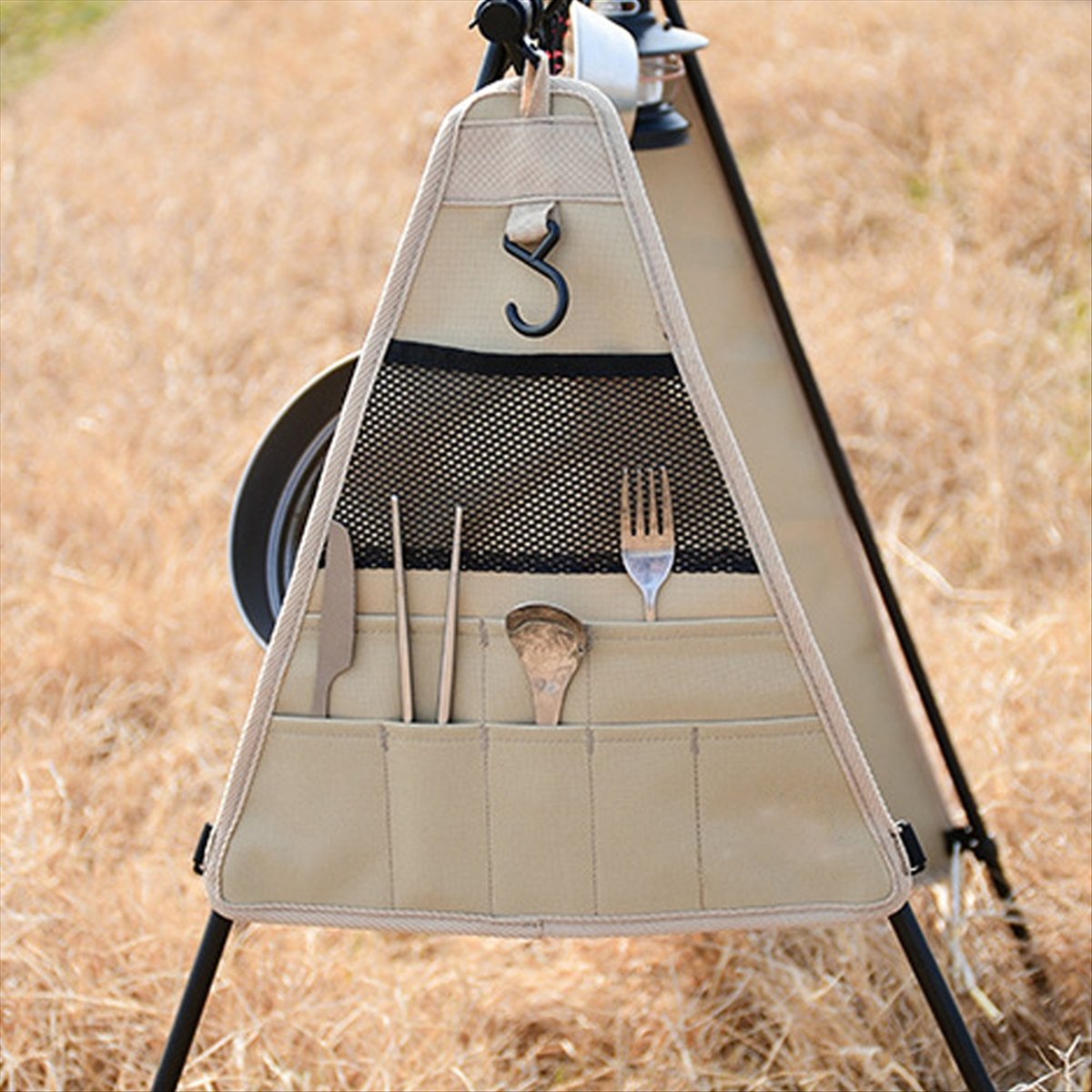 ポータブルキャンプ用キッチン用品オーガナイザーバッグ、アウト - Camping With Cooking のレビューと価格