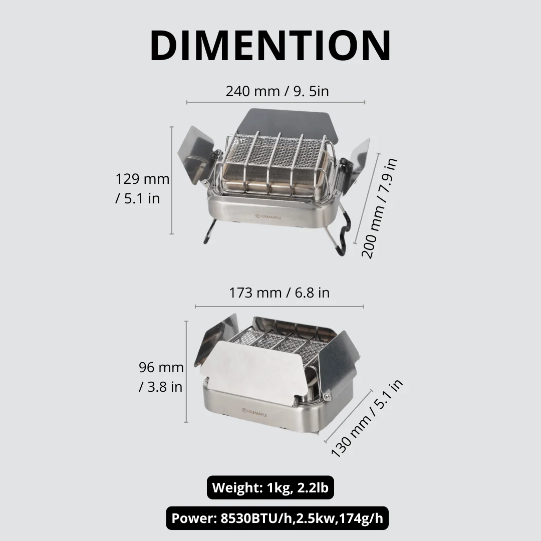 Fire-Maple Sunflower X ガスキャンプス - Camping Cooking Heater のレビューと価格