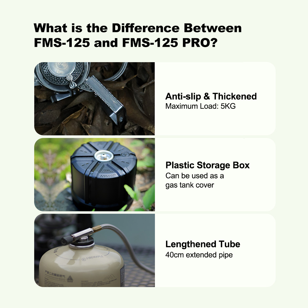 ファイヤーマプル防風スプリットガスバーナー、軽量機器、点火装 - Camping Cooking Set Lightweight のレビューと価格