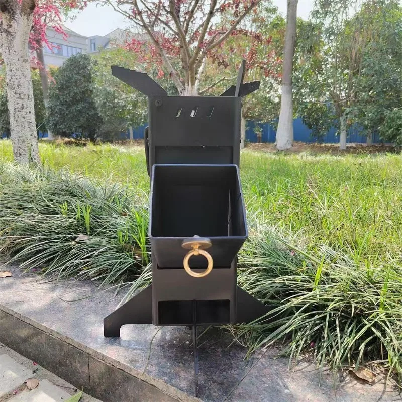 一体型屋外折りたたみ式薪ストーブ、キャンプピクニック、ピクニ - Camping Cooking Fire Stove のレビューと価格