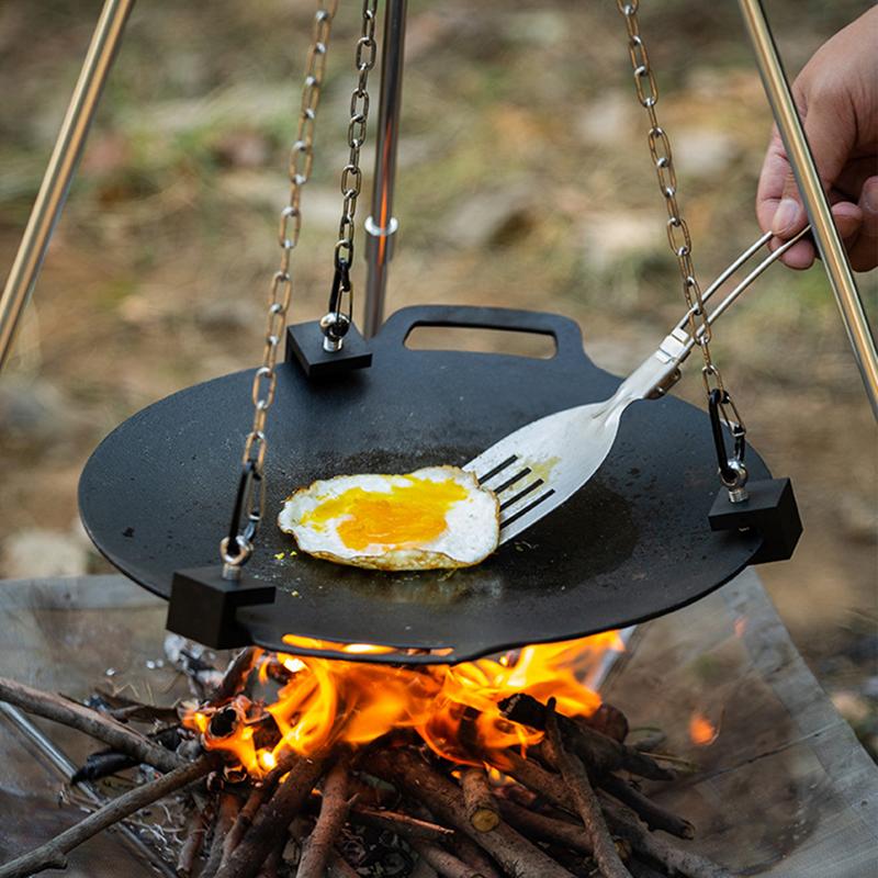 アルミ合金キャンプ三脚,屋外ファイヤーピット,キャンプファイ - Camping Cooking Fire Stove のレビューと価格