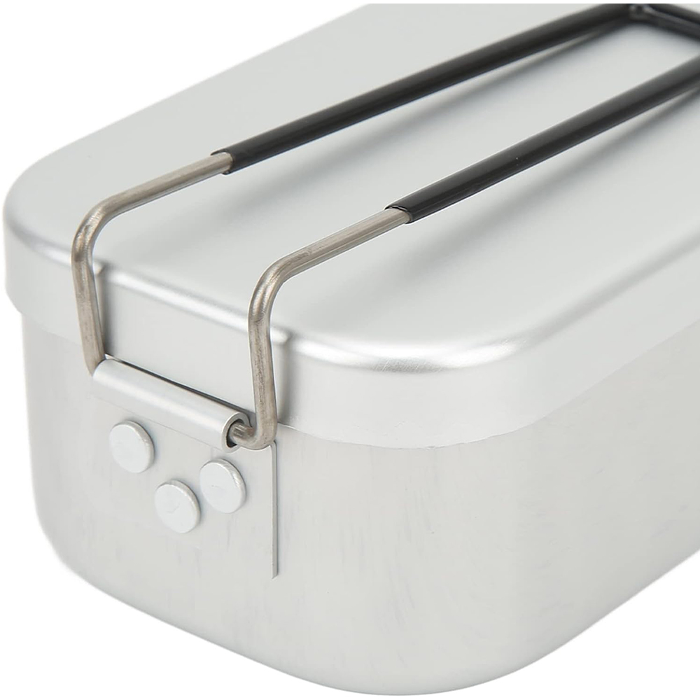 800 ミリリットルアルミ弁当箱屋外キャンプ調理器具食器折り - Camping Cooking Set のレビューと価格