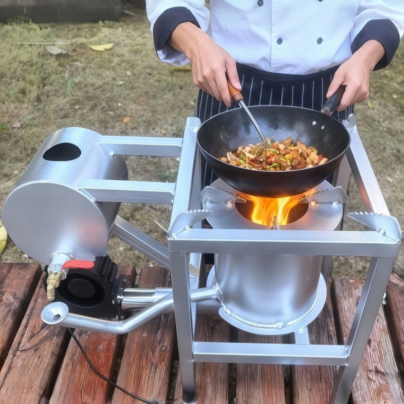 屋外での調理、暖房、解凍に使える、空気送風機とソーラーパネル - Camping With Cooking のレビューと価格