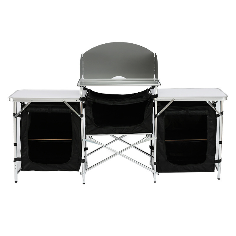 モダンな多機能アルミ製折りたたみ式キャンプテーブル、ポータブ - Camping Cooking Electric のレビューと価格