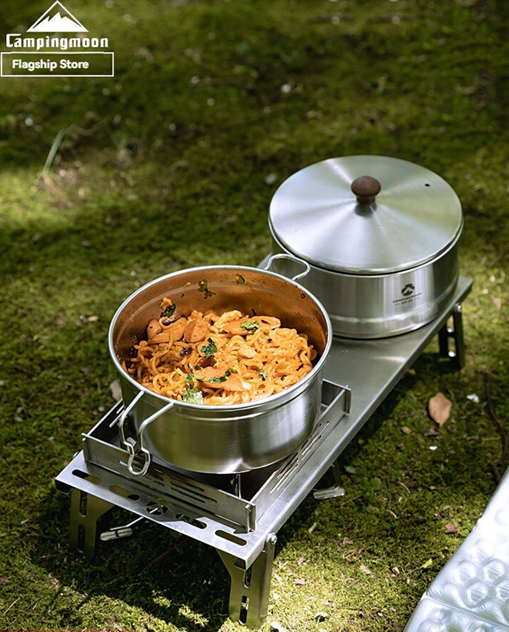 ハイキング用軽量ポットセット、アウトドアキャンプ、水の沸騰、 - Quechua Camping Cooking Set のレビューと価格