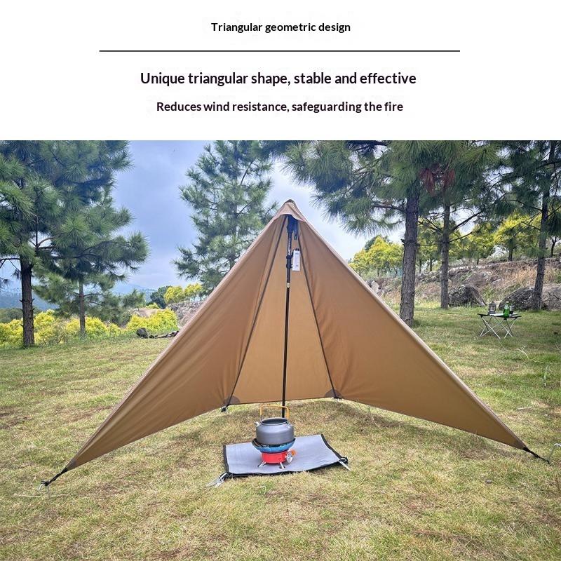 キャンプストーブ用防風スクリーン 20Dナイロン製 難燃性  - Camping Cooking Fire Stove のレビューと価格