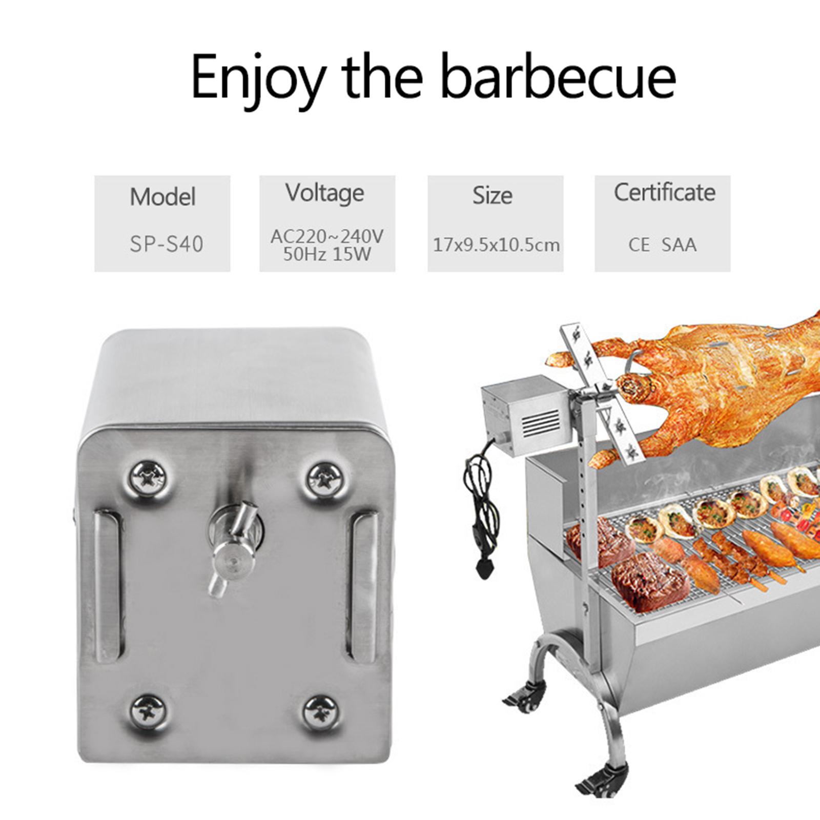 ステンレス鋼のロティサリー,バーベキューグリル,電気モーター - Camping Cooking Electric のレビューと価格