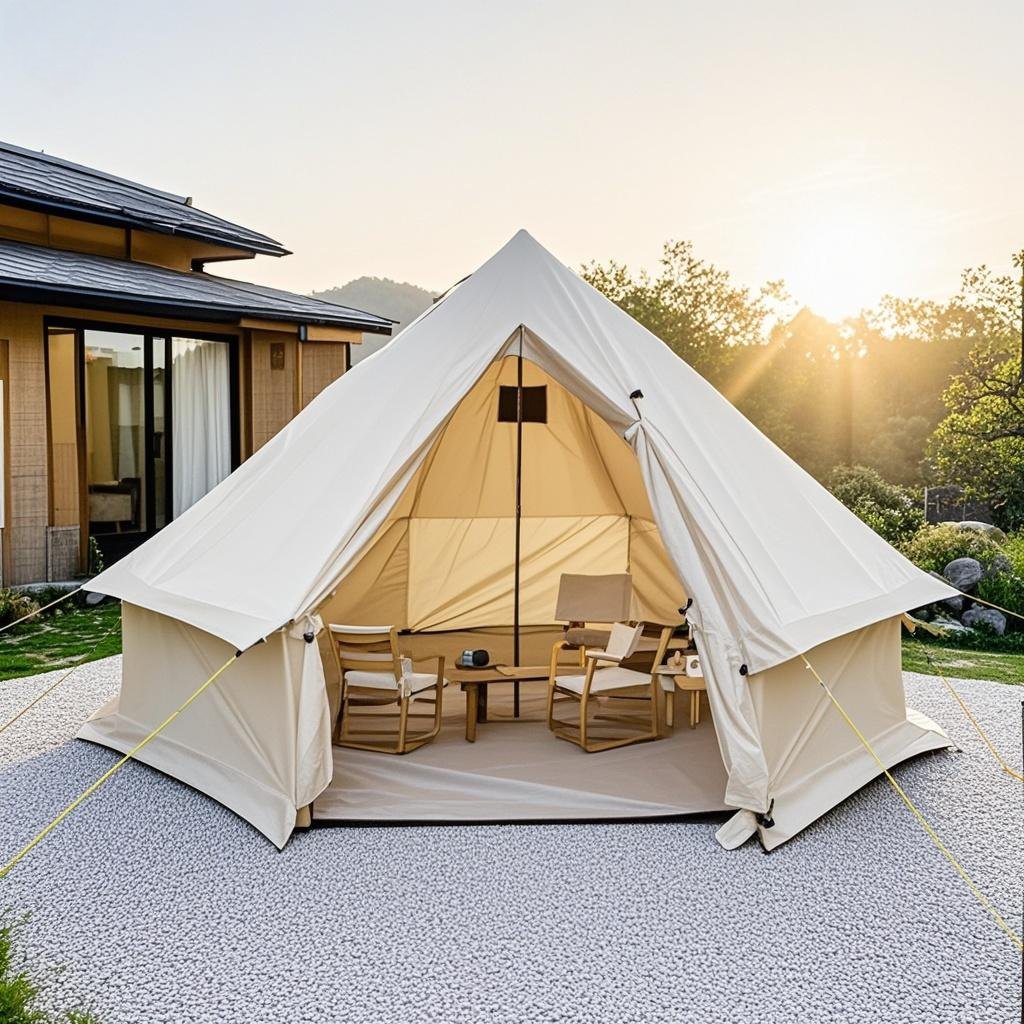 6～8人用広々キャンプテント、屋外キャンプ＆焚き火の夜に、取 - Camping Cooking Tent のレビューと価格