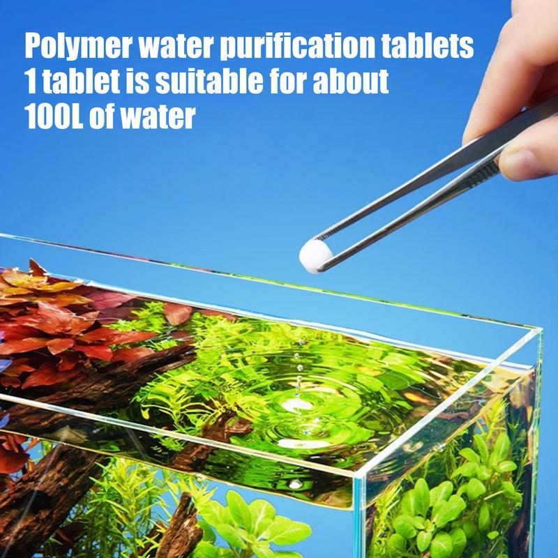 浄水タブレット 1 ボトル高速水族館水フィルター魚用品飲料用 - Water Purification Tablet のレビューと価格