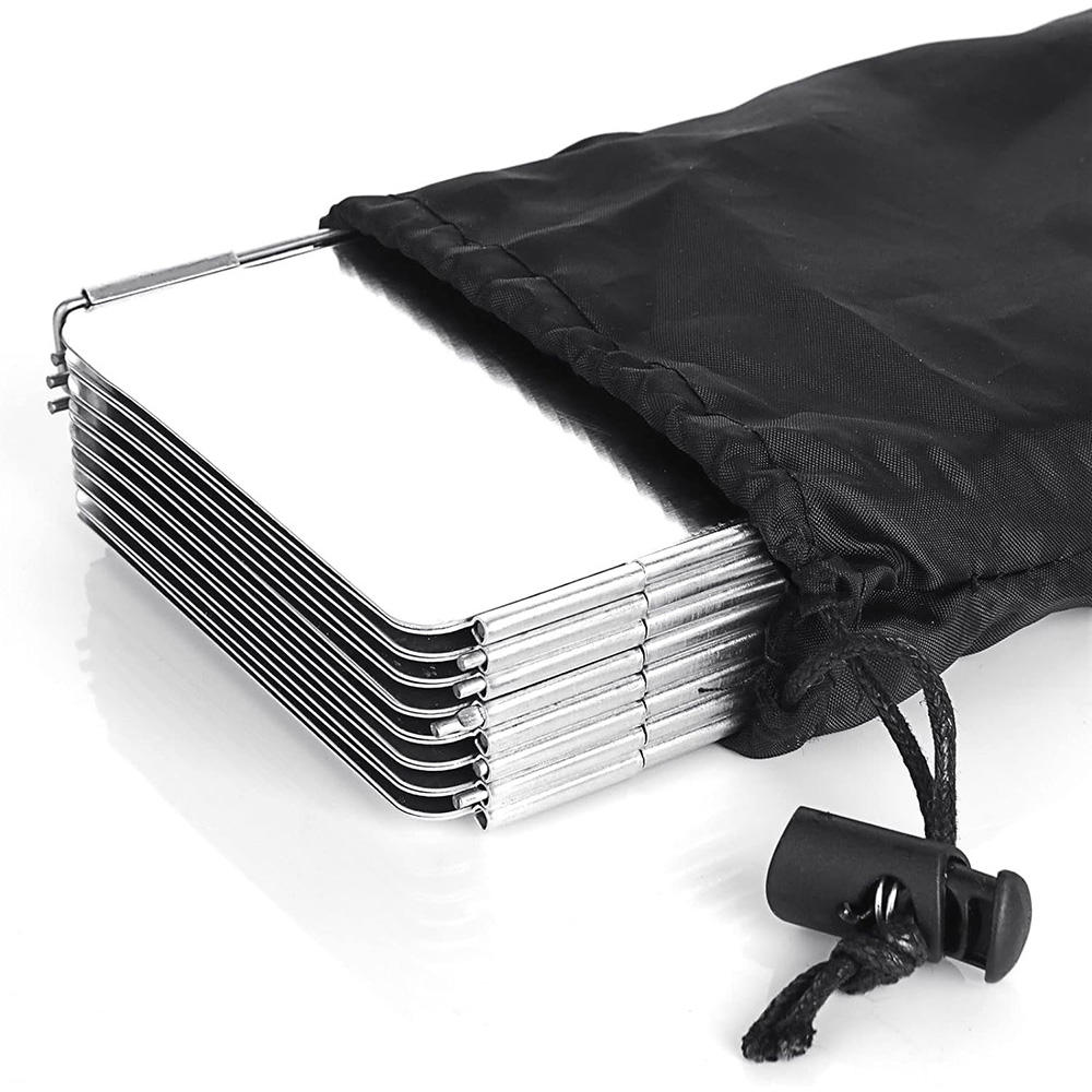 軽量折りたたみ式キャンプストーブ風よけ9/10/8プレートガ - Camping Cooking Set Lightweight のレビューと価格