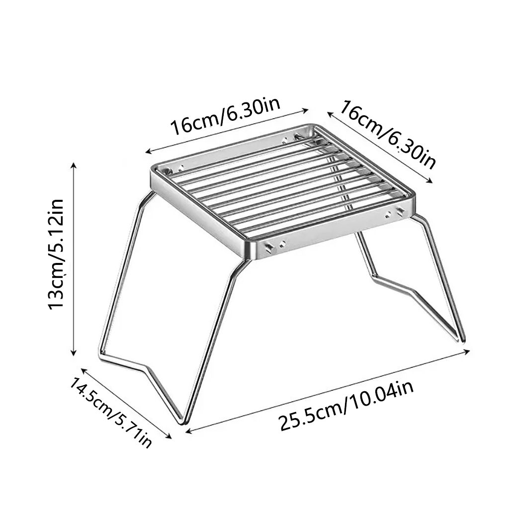 SSUNTAK 折りたたみ式ステンレス製キャンプグリルスタン - Camping Cooking Fire Stove のレビューと価格