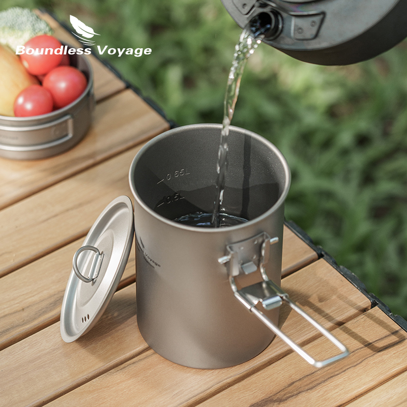 折りたたみハンドルと蓋付きの折りたたみ式キャンプ調理器具,ポ - Camping Cooking Handle のレビューと価格