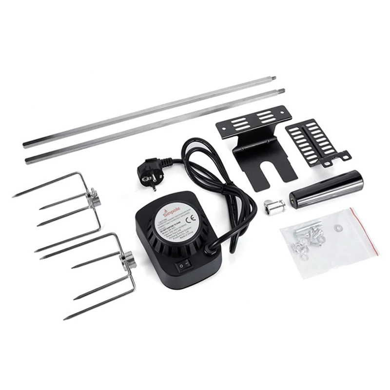 電動BBQグリル回転キット、回転式肉フォーク付き、家庭用＆キ - Camping Cooking Electric のレビューと価格