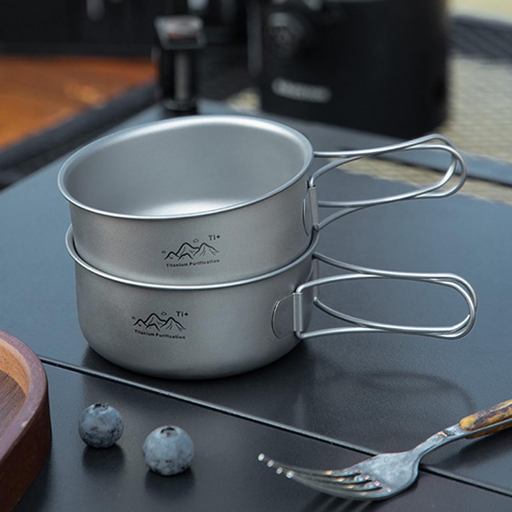 超軽量チタン製バックパッキング調理器具、持ち手付きポータブル - Camping Cooking Handle のレビューと価格