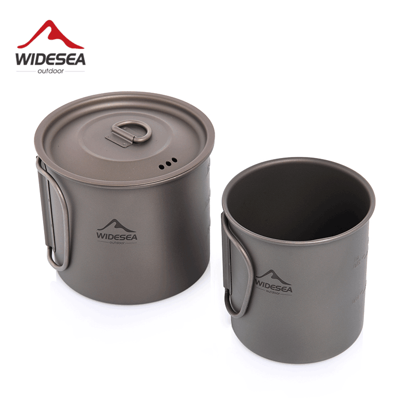 Widesea キャンプマグチタンカップ観光食器ピクニック用 - Quechua Camping Cooking Set のレビューと価格