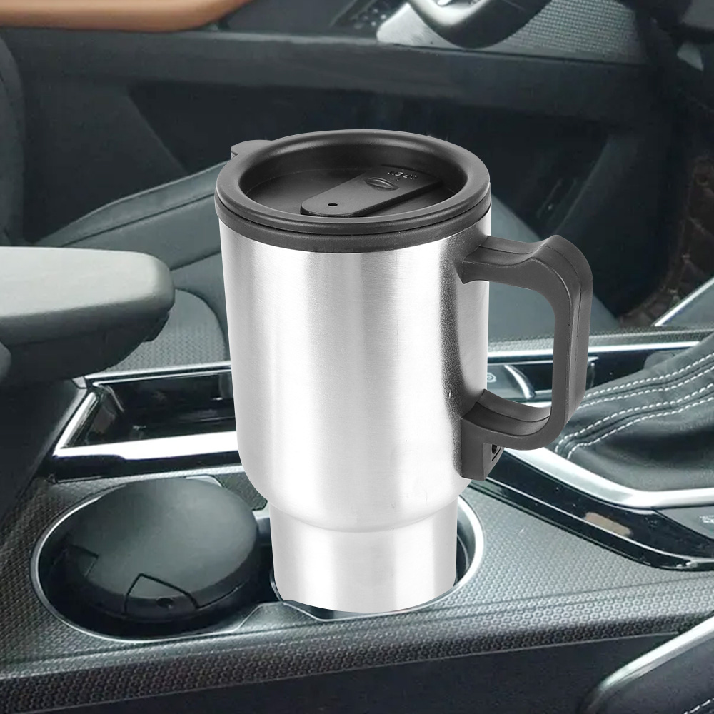 車載用加熱カップ キャンプ旅行用ケトル ステンレス製 12V - Camping Cooking Electric のレビューと価格