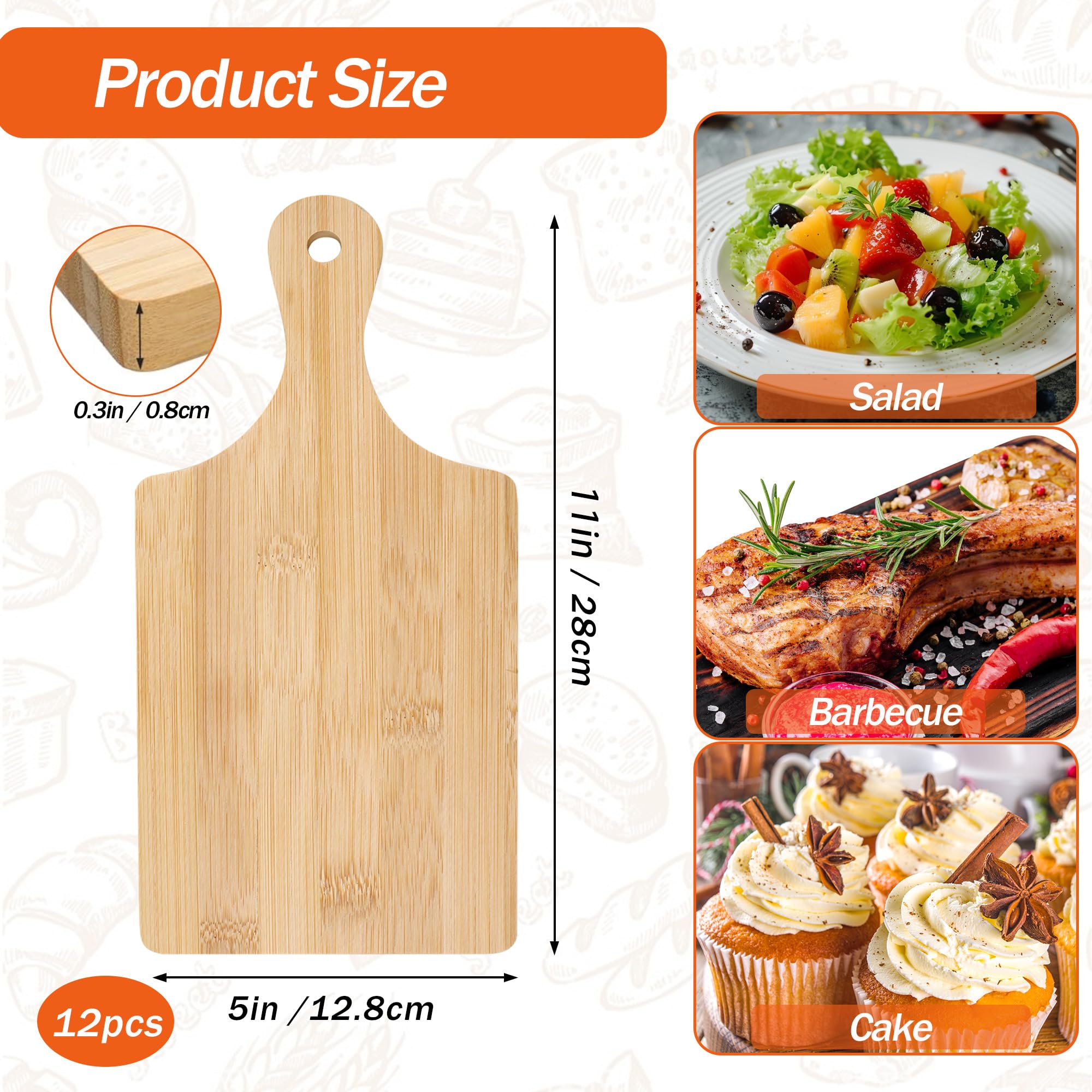 キャンプ用調理器具セット。竹製のまな板12枚入り。持ち手付き - Camping Cooking Set のレビューと価格