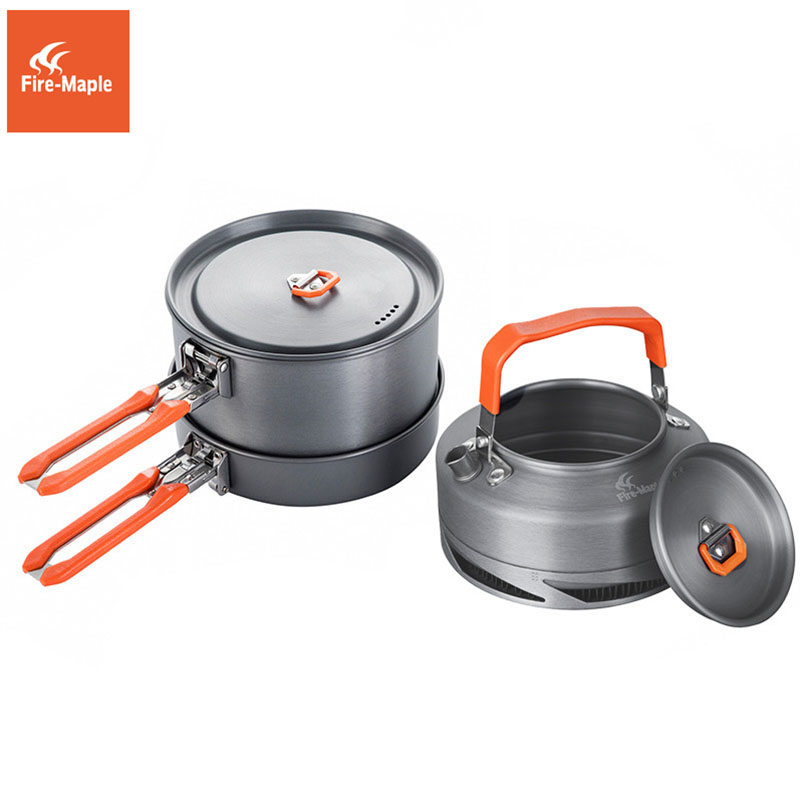 Fire Maple器具ハイキング調理セット熱交換器ポットパ - Camping Cooking Kit のレビューと価格