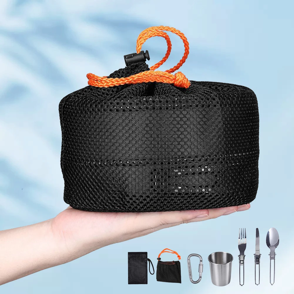 キャンプ調理器具キット ケトル ポット パン クックセット  - Camping Cooking Kit のレビューと価格