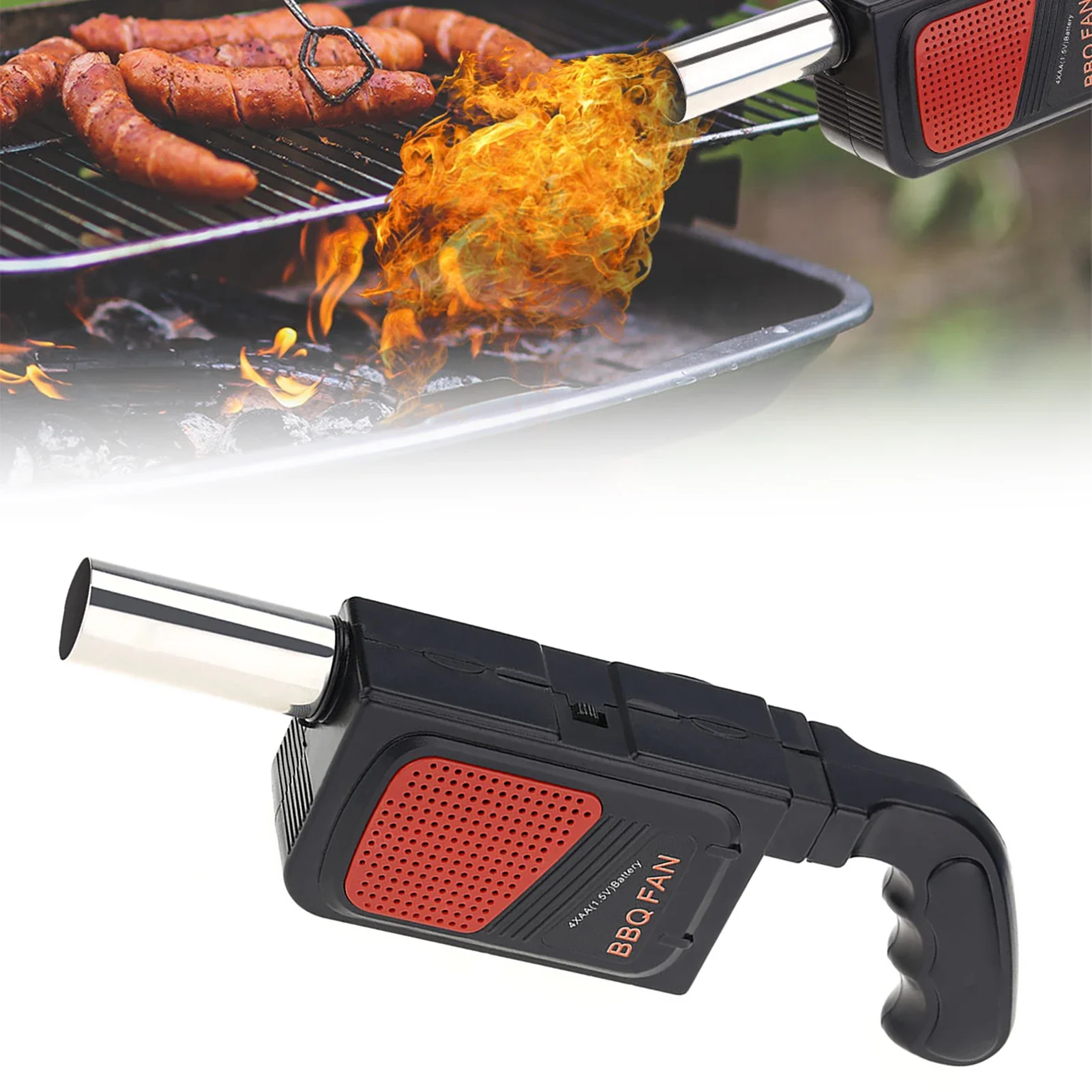 ポータブルハンドヘルド電気バーベキューファン送風機屋外キャン - Camping Cooking Electric のレビューと価格