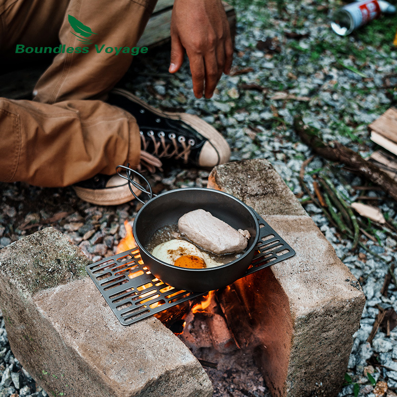チタン製チャコールバーベキュープレート,頑丈,台所用品,バー - Camping Cooking Set のレビューと価格