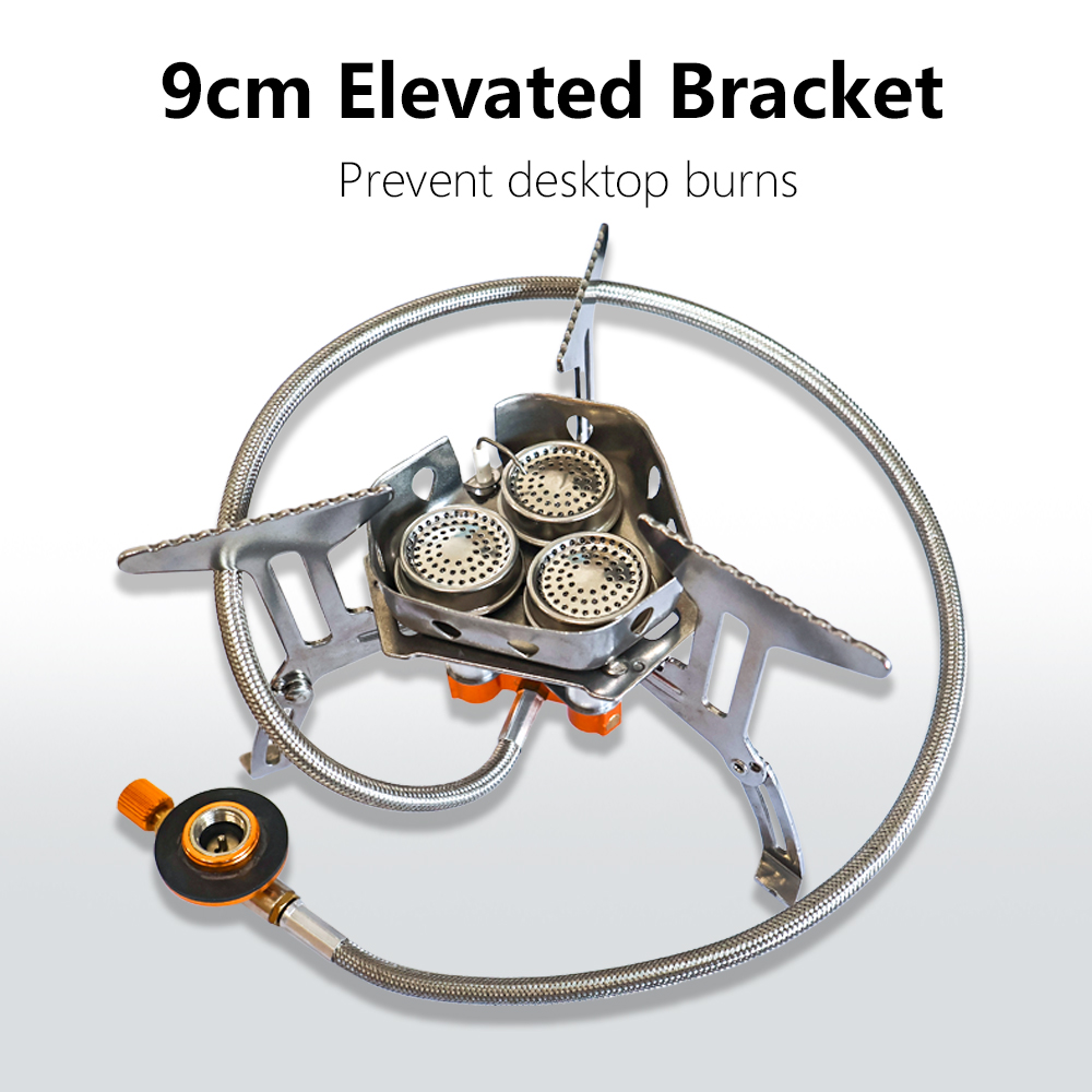 TARKA キャンプ用ガスストーブ 5800W 3口バーナー - Camping Cooking Heater のレビューと価格