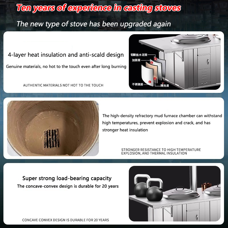 高効率で持ち運び可能なデザインで、屋外の裏庭キャンプに最適な - Camping Cooking Fire Stove のレビューと価格