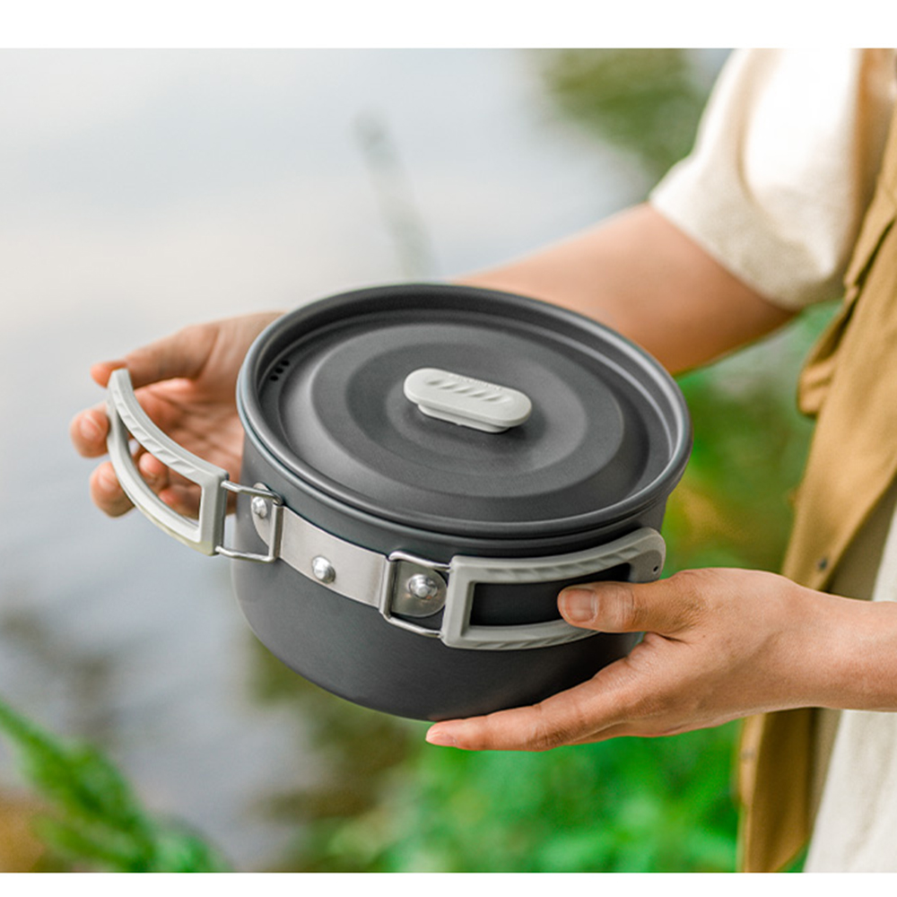 Naturehike アウトドアポットセット、キャンプ調理器 - Camping Cooking Set のレビューと価格