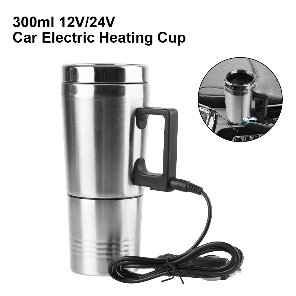 キャンプ旅行ケトルステンレス鋼電気加熱車ケトル車両加熱カップ - Camping Cooking Electric のレビューと価格