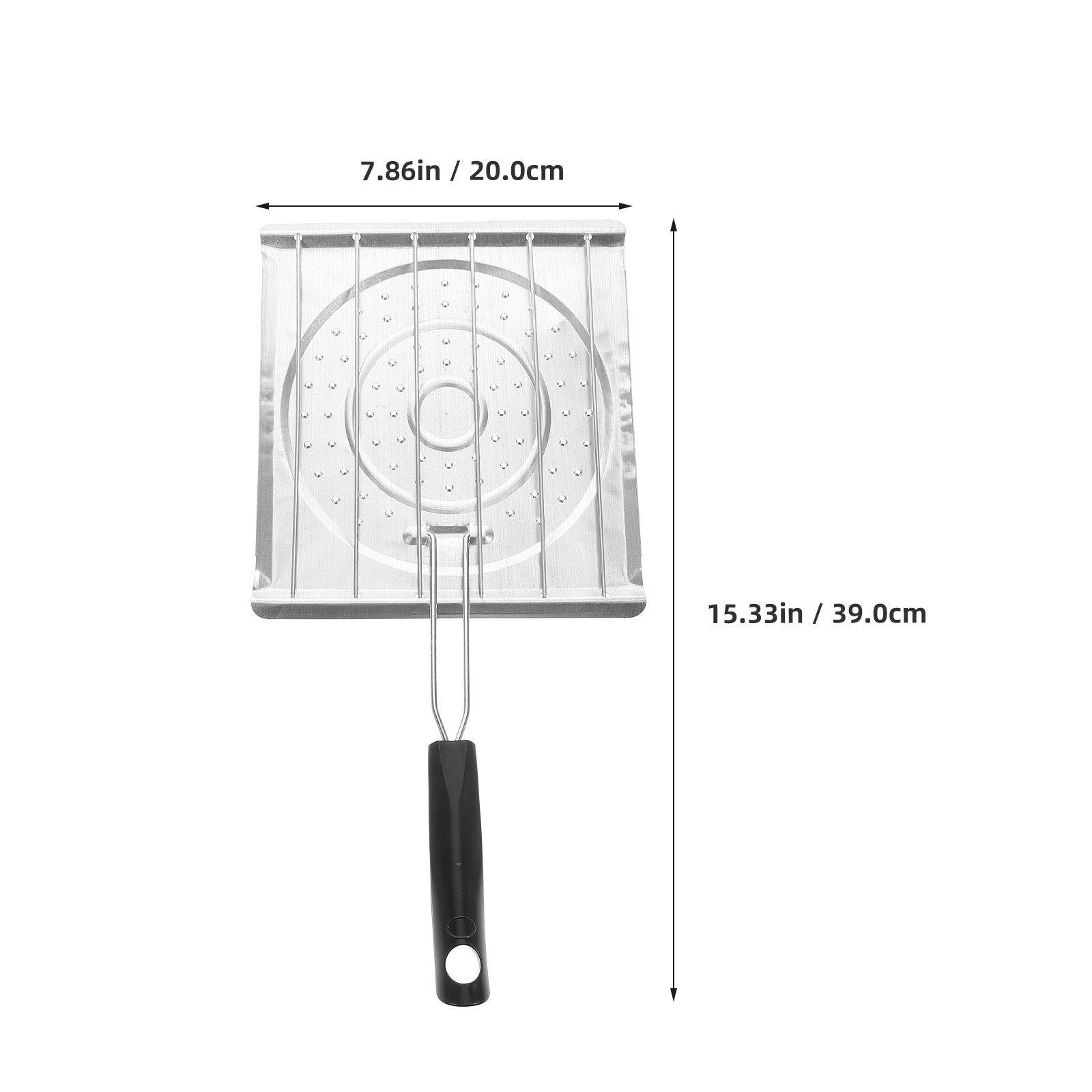 折りたたみ式の取っ手が付いた、穴あきグリルラック。トースト、 - Camping Cooking Vegetables のレビューと価格